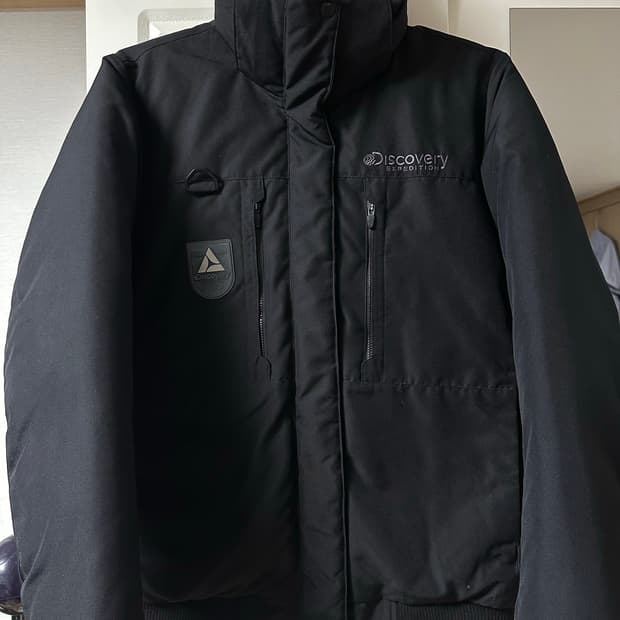디스커버리 익스페디션 블랙 패딩 s
