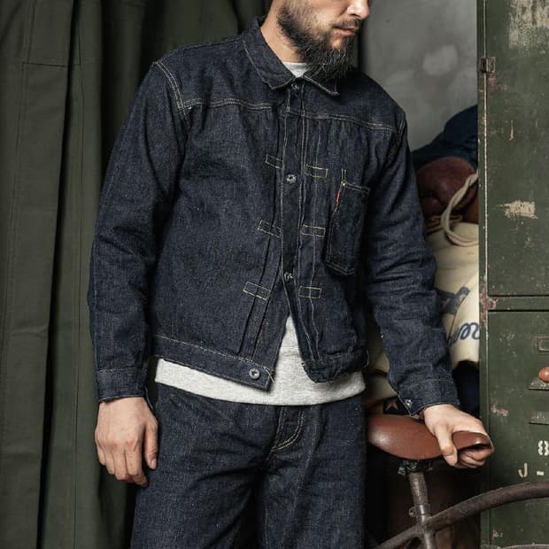 브론슨 / s806xx, s801xx 셀비지 데님 셋업 / 42,31