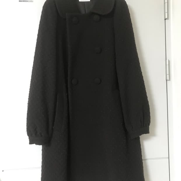 츠모리치사토 더블 롱 코트