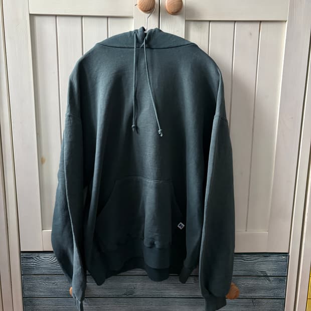 90s 미제 usa 러셀 후드 다크 그린 L 라지사이즈