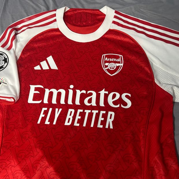 25/26 아스날 홈 어센틱 유니폼