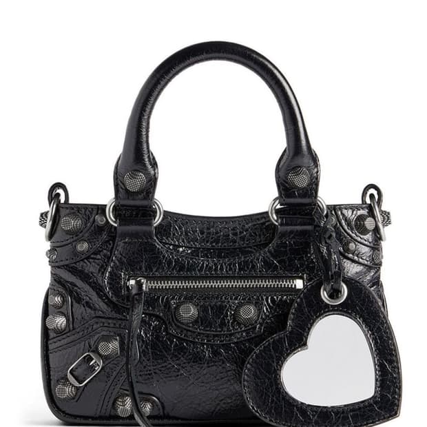 발렌시아가 네오카골 미니 토트백 크로스백 블랙