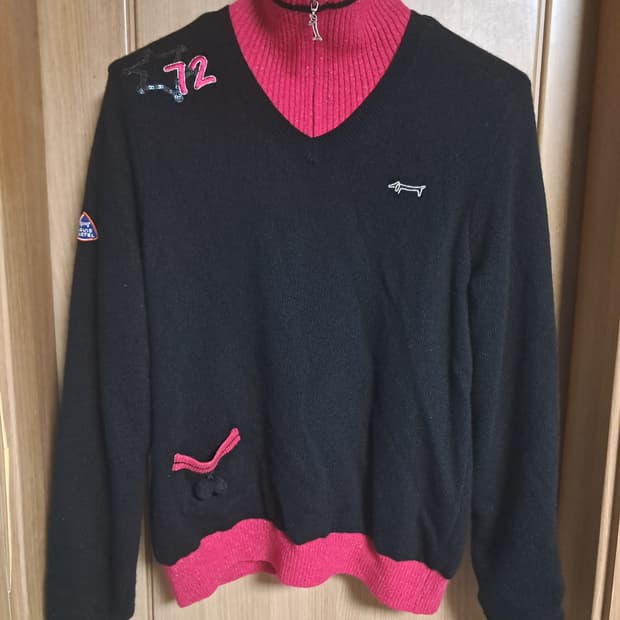 루이까스텔 여성 방풍 니트티 95