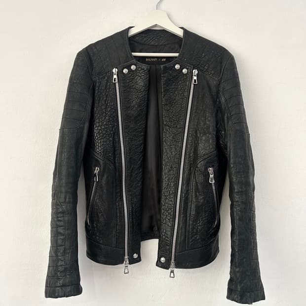 발망xH&M 20151AW 엘리게이터 레더 자켓