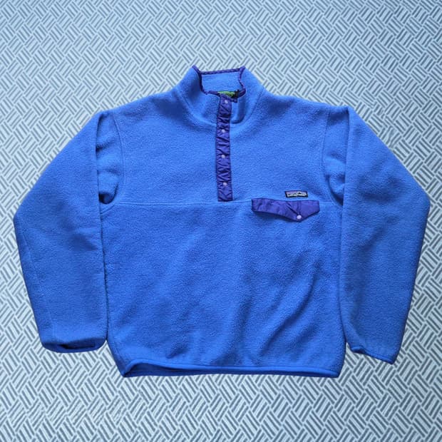 (S/55~)파타고니아 90s 블루 네온 컬러 vtg신칠라