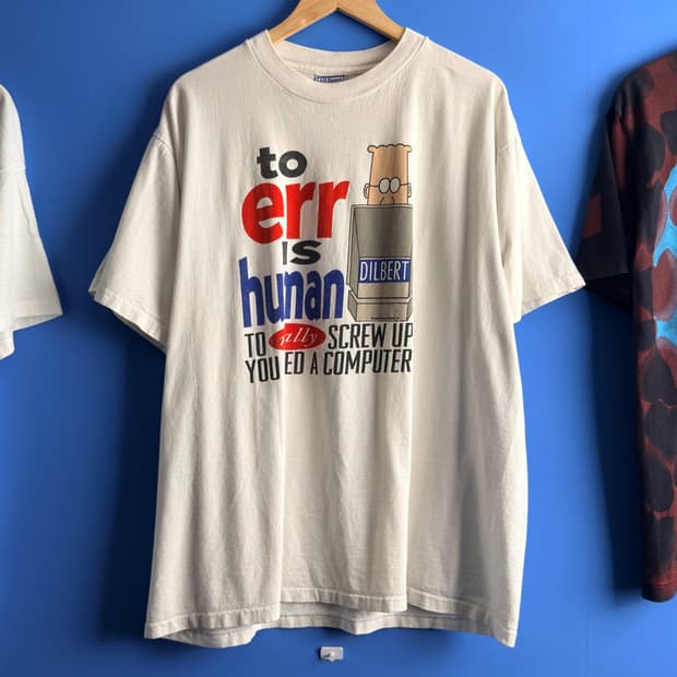 (2XL) 90s 딜버트 Humor 티셔츠