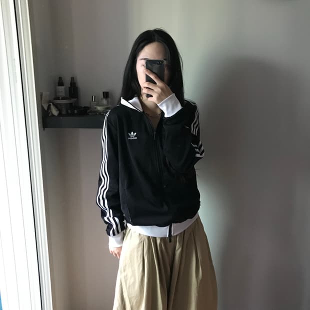 아디다스 아디컬러 클래식 베켄바우어 트랙 자켓 블랙