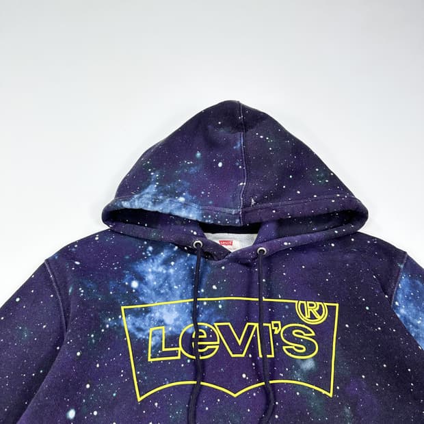 리바이스 오리지널 갤럭시 홀로그램 후드티 (M)