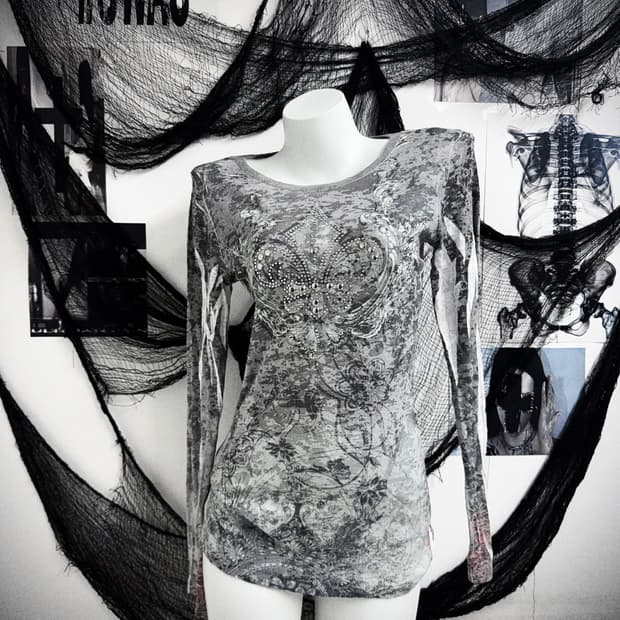 Vocal printing detailed longsleeve