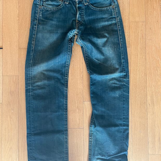 리바이스 레드라인 데님바지