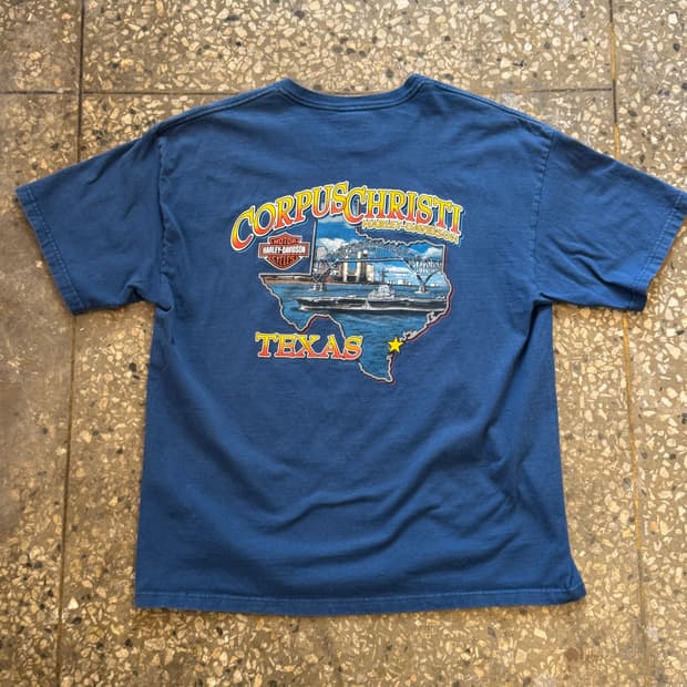 00s Made in U.S.A 할리데이비슨 반팔 티셔츠(HT17)