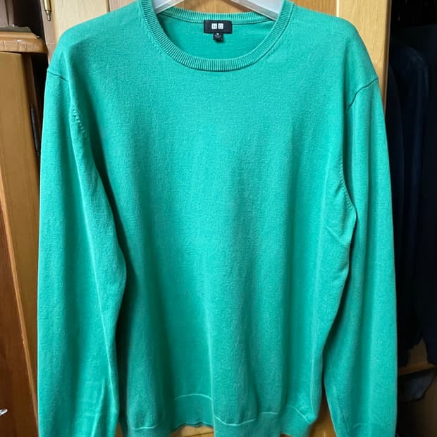 (XL) 유니클로 얇은니트 민트컬러