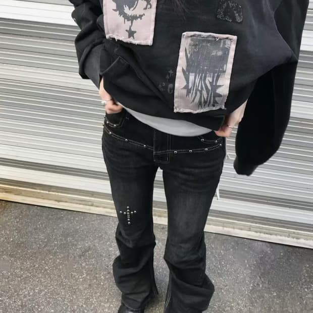 리버뉴스 SILVERCROSS BOOTCUT JEANS_BLACK