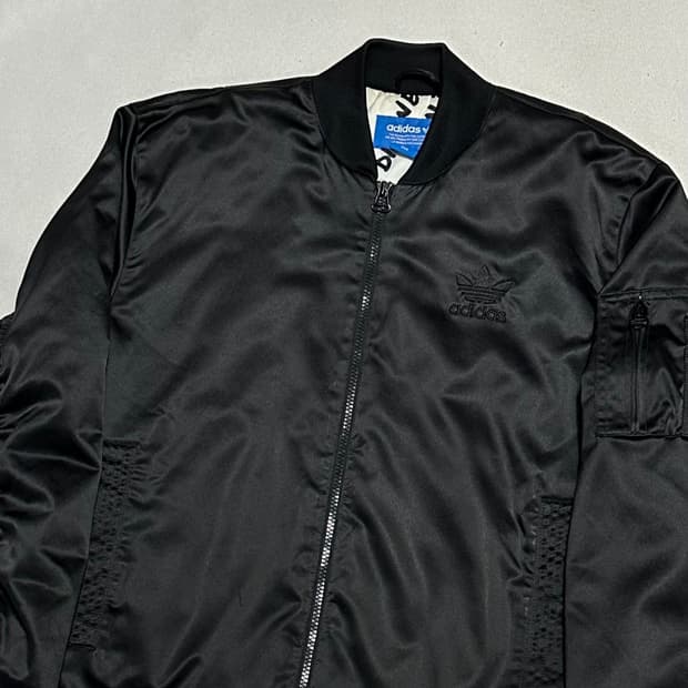 95 아디다스 슈퍼스타 ma-1 블랙 붐버 자켓