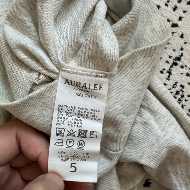 오라리 하이넥 롱슬리브