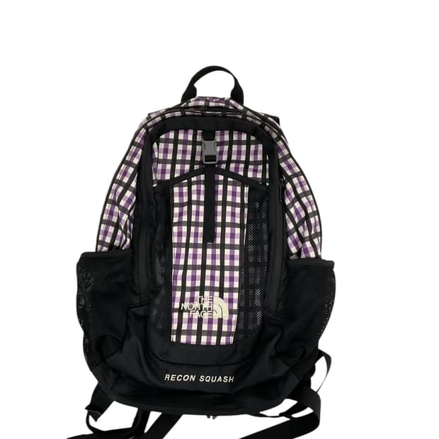 노스페이스 체크 백팩