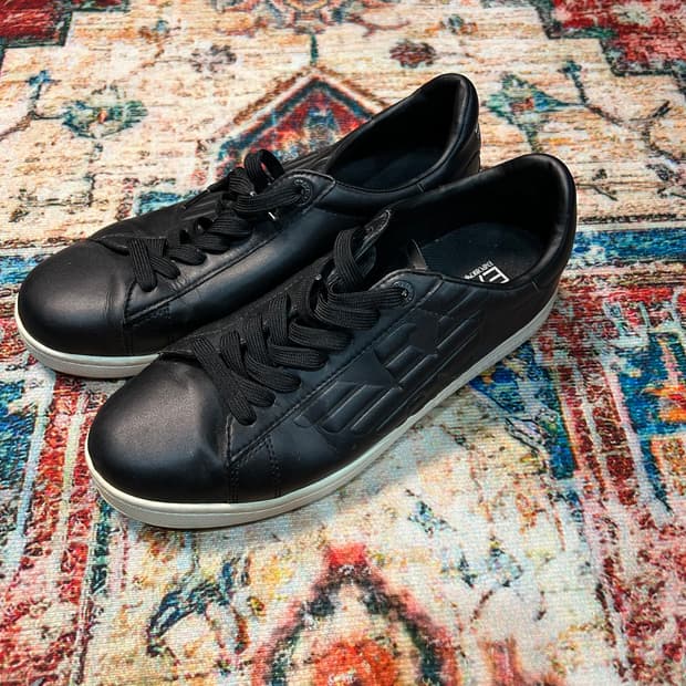 [270] 엠포리오 아르마니 EA7 레더 스니커즈