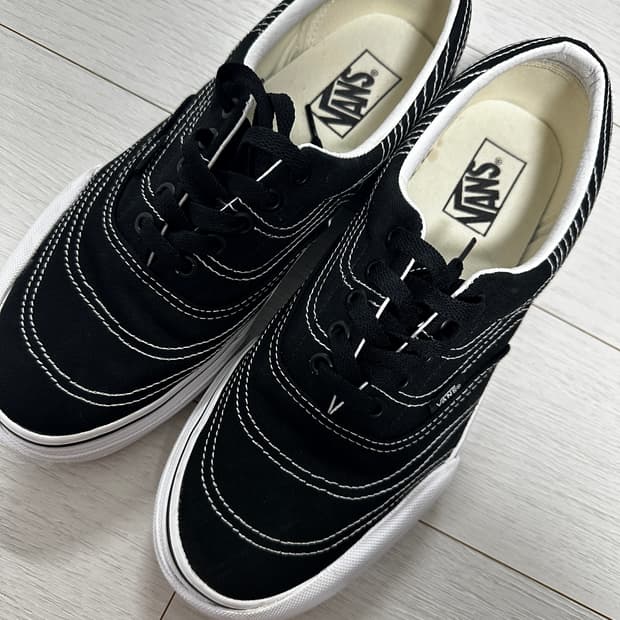 [한번착용] 반스 어센틱 블랙 275mm