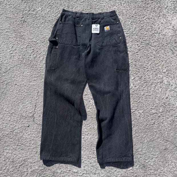 90‘s 칼하트 USA 더블니 B01 워크팬츠 B124