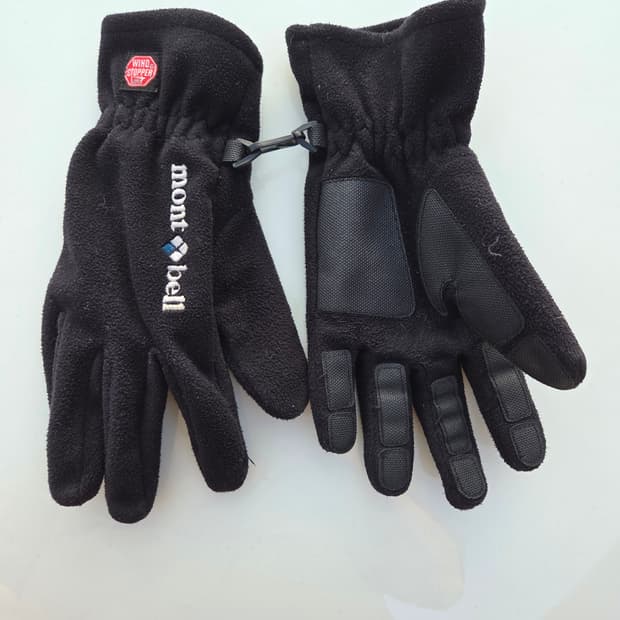몽벨 윈드스토퍼 플리스 장갑 s
