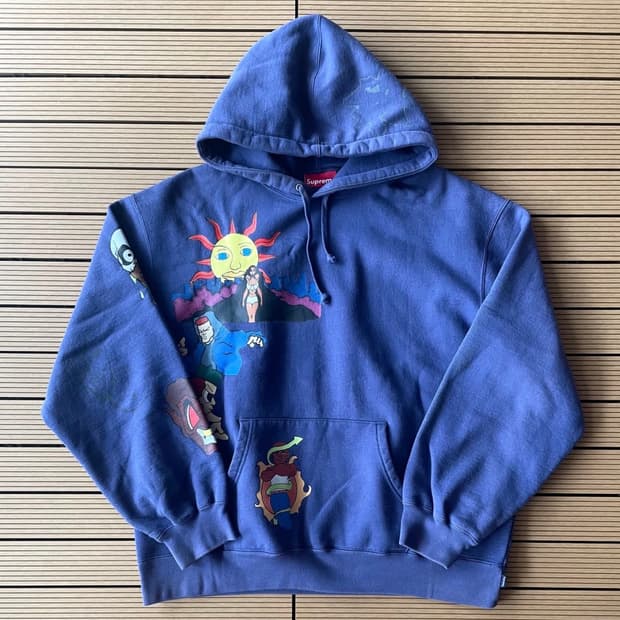 슈프림 선라이즈 후드티