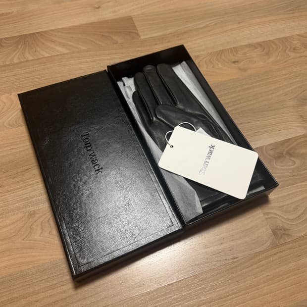 [새상품] 토니웩 25fw 램스킨 레더 장갑 가죽 장갑