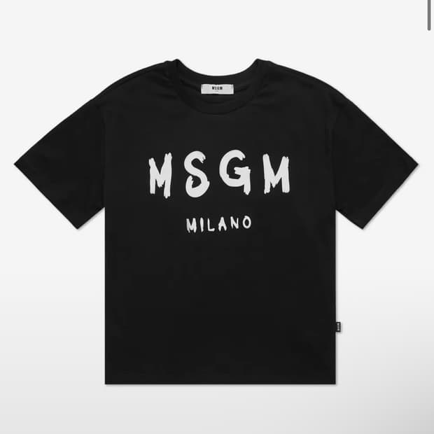 msgm 기본 로고 티셔츠