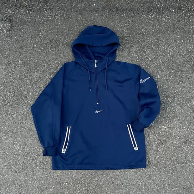 90s 나이키 재팬 미드 스우시 올드스쿨 아노락 후드 져지 M