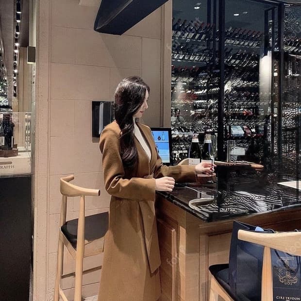 새상품 Lapla 라플라 머플러 코트