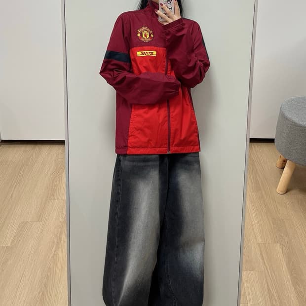 나이키 맨체스터 유나이티드 DHL 바람막이 자켓