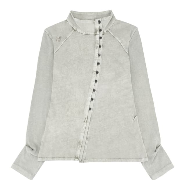 미스치프 워시드 저지 셔츠 m mschf 라이트베이지 