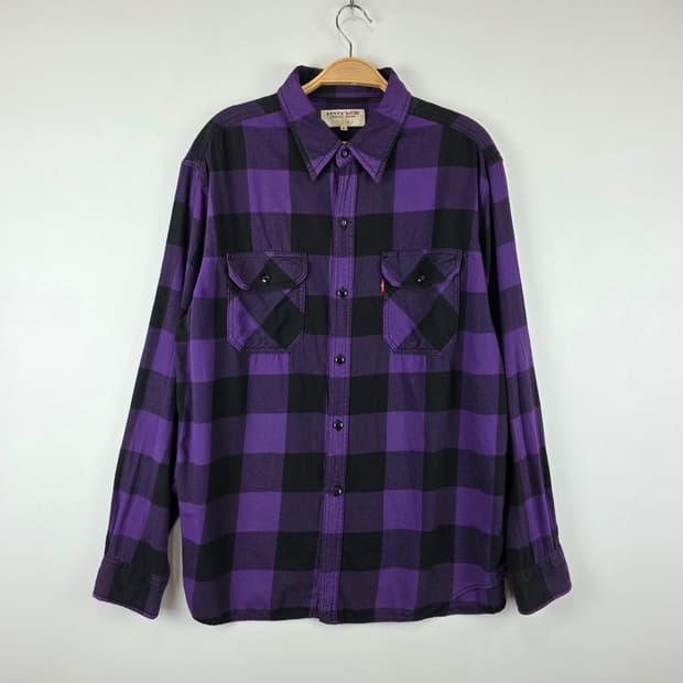 Levi's 레드탭 버팔로 체크 플란넬 셔츠