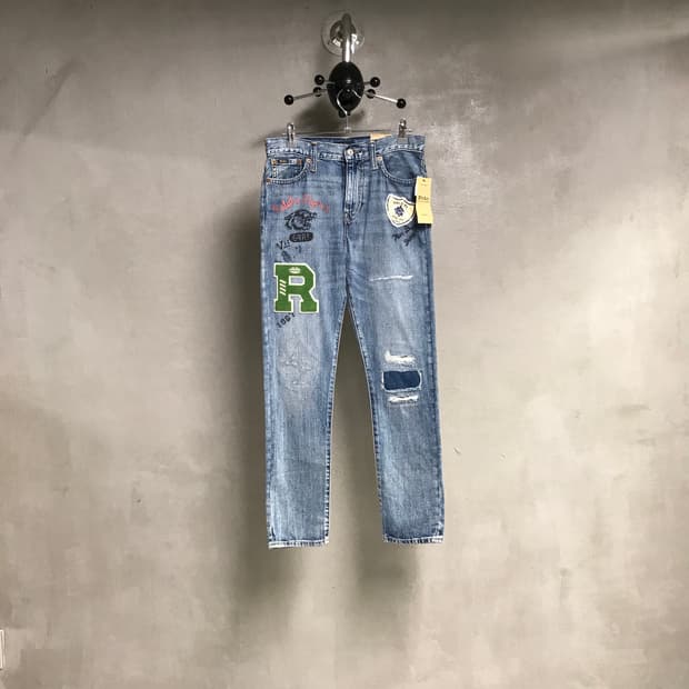 폴로 랄프로렌 패치워크 데님 팬츠 14