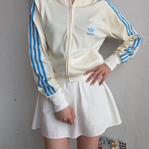 아디다스 아이보리 블루 ATP 져지