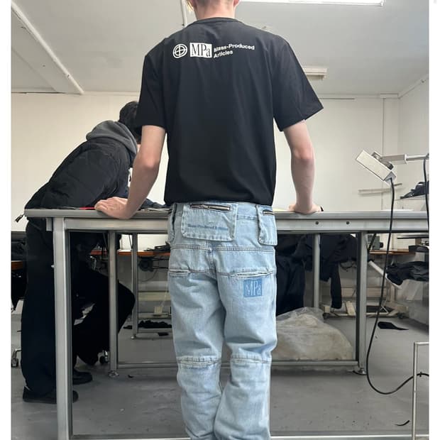 플라스틱 프로덕트 데님 코르티스 주훈 데님 MPa BAG PANTS (S