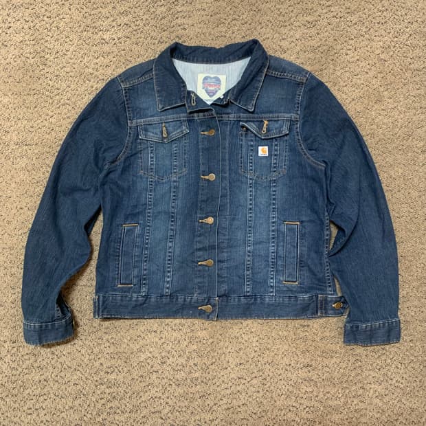 칼하트 데님 트러커 자켓 W(L)