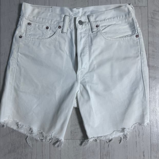RRL 빈티지 파이브 포켓 쇼츠 화이트 30