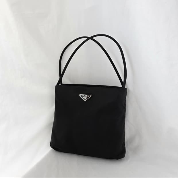 [정품 PRADA] 프라다 두줄 나일론 여성 토트백 스몰