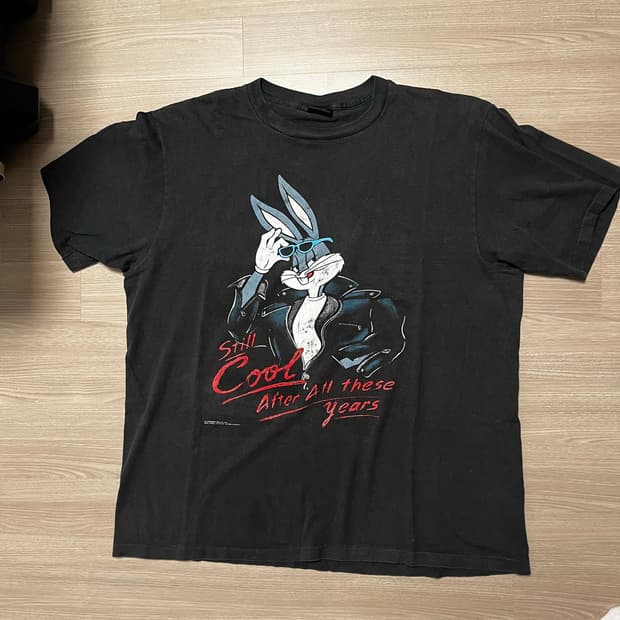90s looney tunes 루니튠즈 벅스버니 티셔츠 싱글스티치 usa