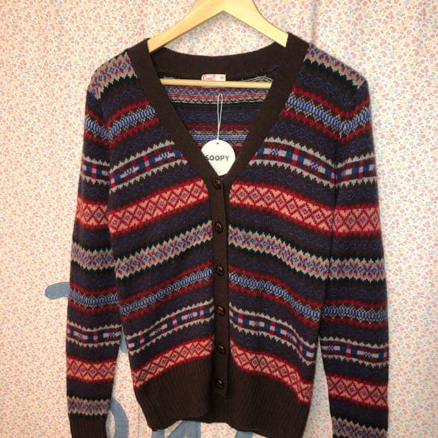 nordic button cardigan