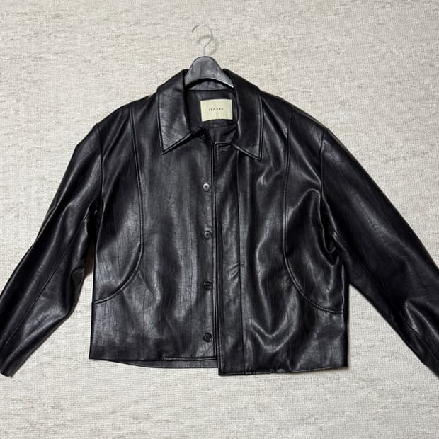 [3size] 르마드 절개 레더자켓