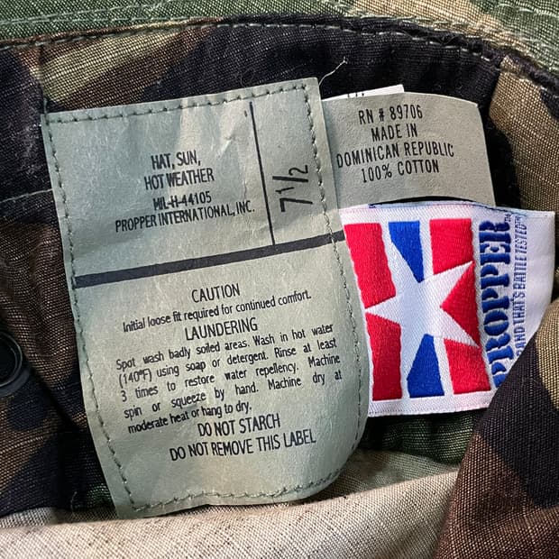 프로퍼 밀리터리 모자