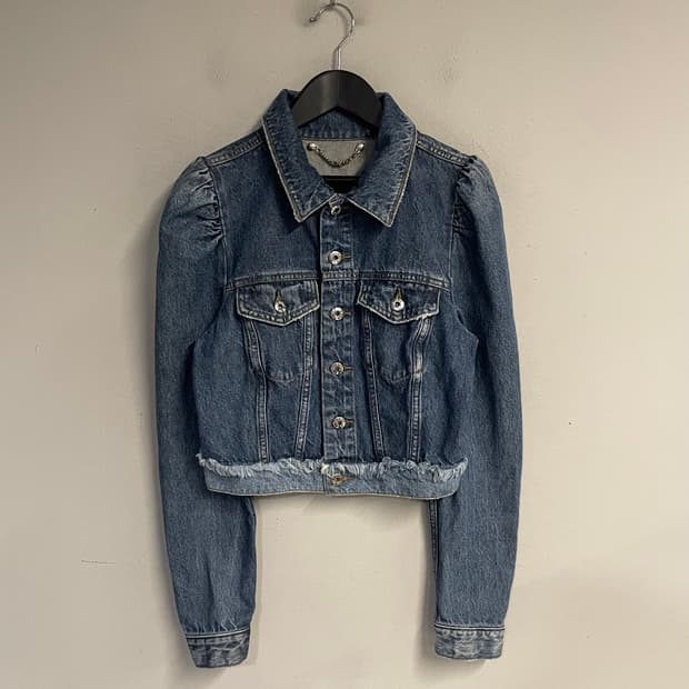 DIESEL puff denim jacket 