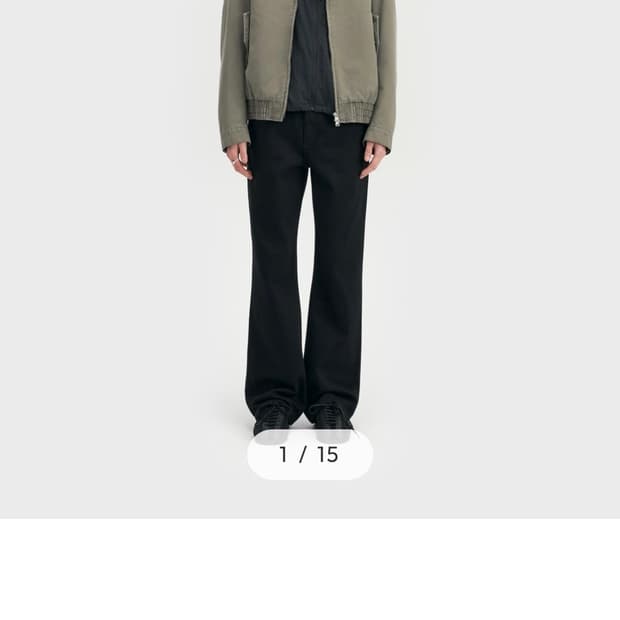 벨리에 해링턴 자켓 올리브 105size