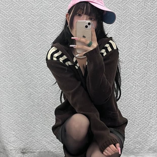폴로 랄프로렌 Y2K 키치 빈티지 딸기우유 핑크 볼캡 C13488