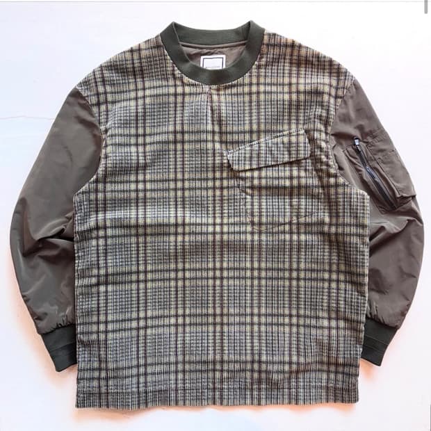 Wooyoungmi Square Back Logo nylon warmup