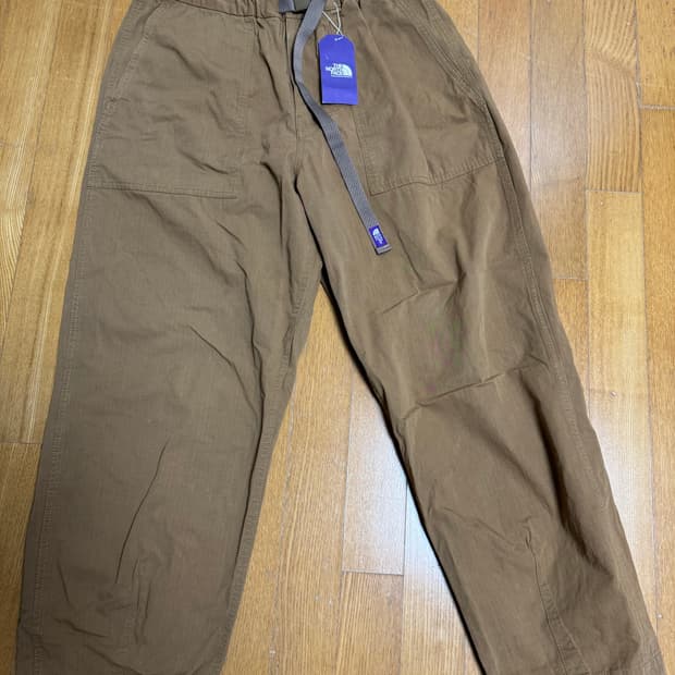 노스페이스 퍼플라벨 립스탑 와이드 크롭팬츠 34사이즈