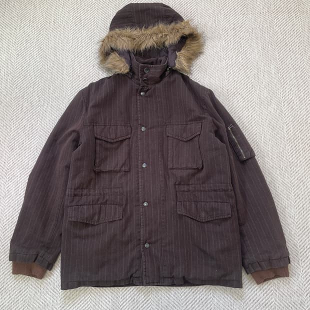 간사이 야마모토 브라운 퍼트리밍 자켓 