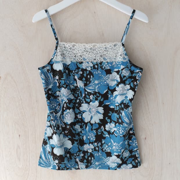 flower lace sleeveless