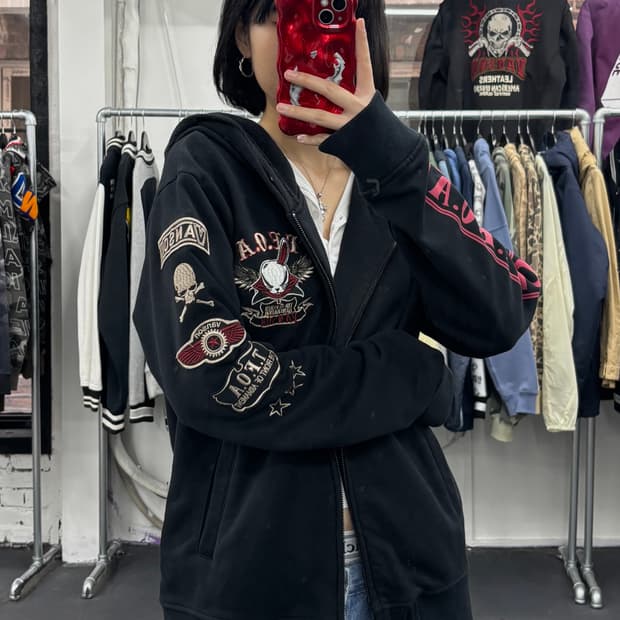 밴슨 레더 TFOA 후드집업